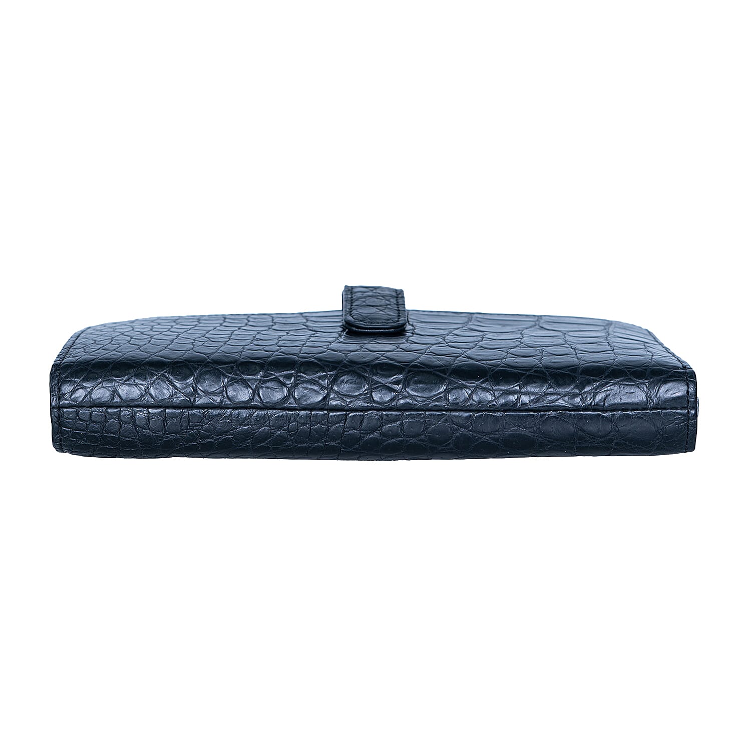 Closeout The Grand Pelle Black Crocodile Genuine Leather Long Wallet