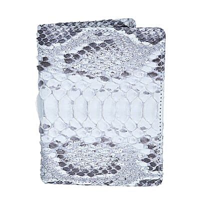Closeout The Grand Pelle Natural Genuine Python Leather Slide Buckle Belt (51 Inch- L/XL) and Wallet