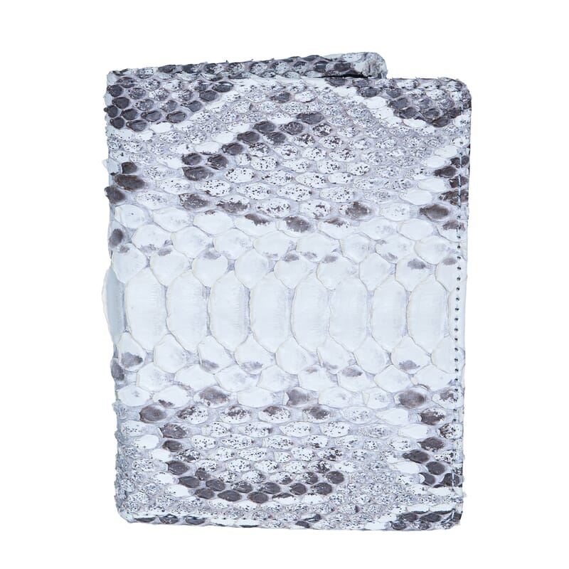 The Grand Pelle Natural Genuine Python Leather Slide Buckle Belt (51 Inch- L/XL) and Wallet