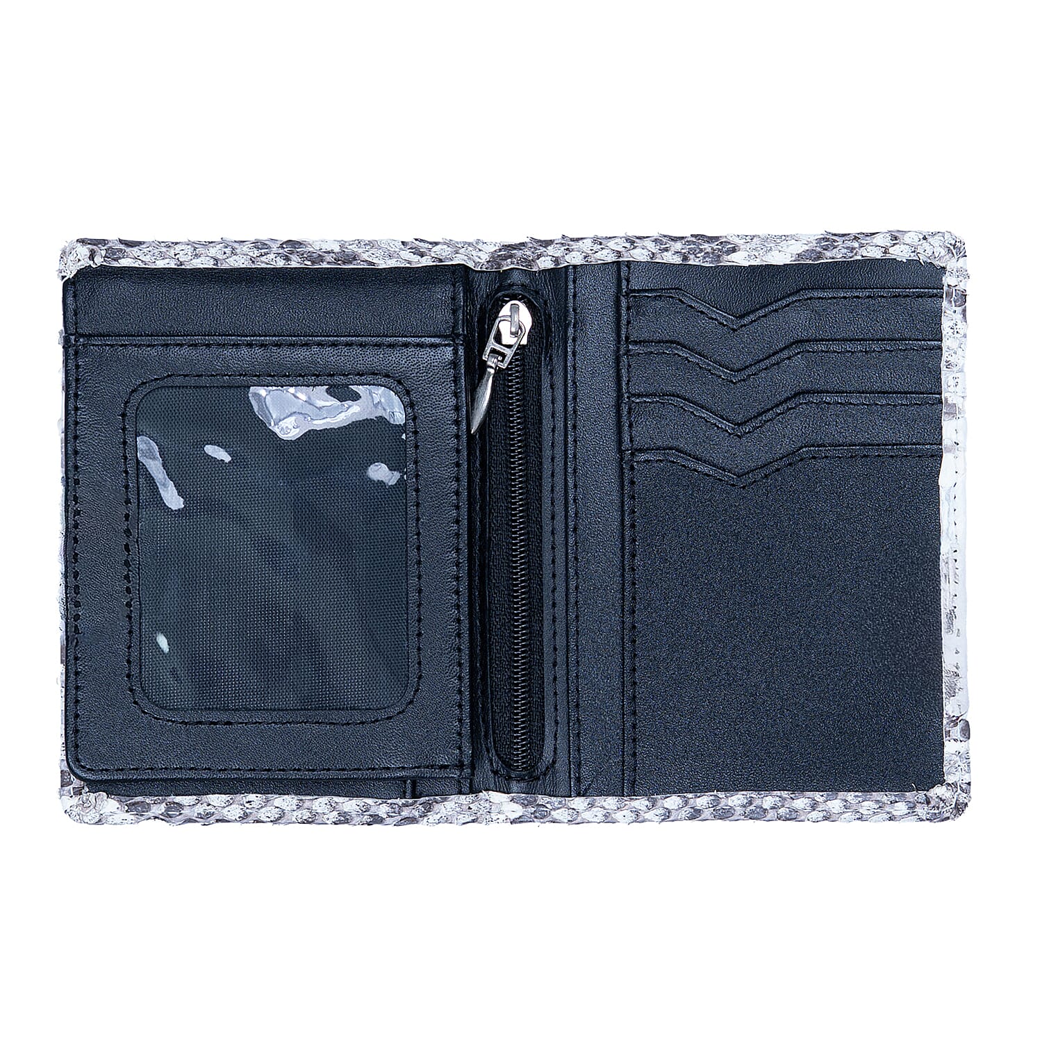 Closeout The Grand Pelle Natural Genuine Python Leather Slide Buckle Belt (51 Inch- L/XL) and Wallet