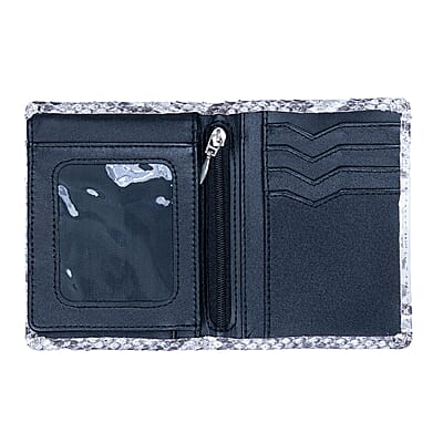 Closeout The Grand Pelle Natural Genuine Python Leather Slide Buckle Belt (51 Inch- L/XL) and Wallet