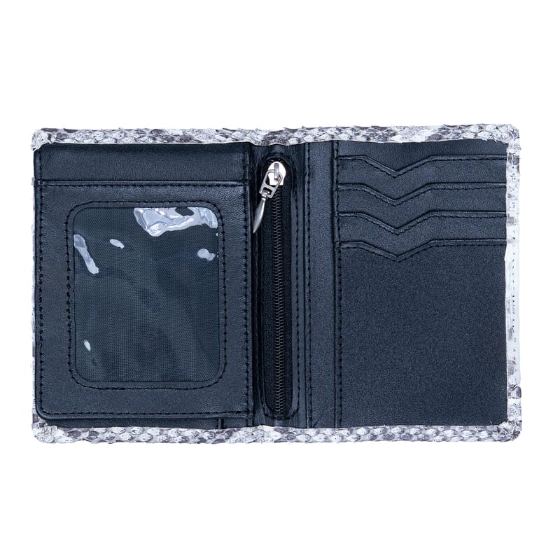 The Grand Pelle Natural Genuine Python Leather Slide Buckle Belt (51 Inch- L/XL) and Wallet