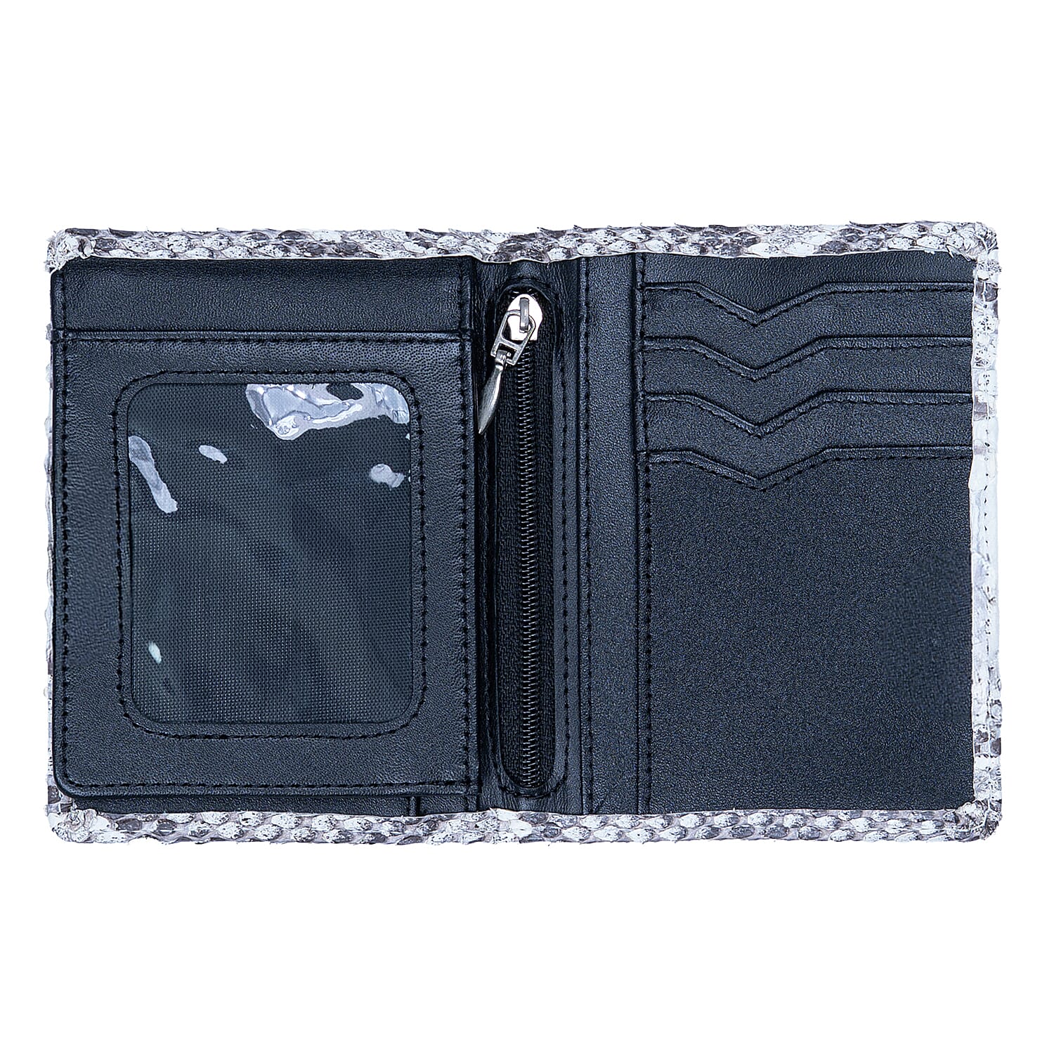Closeout The Grand Pelle Natural Genuine Python Leather Pin Buckle Belt (51 Inch- M/L) and Wallet