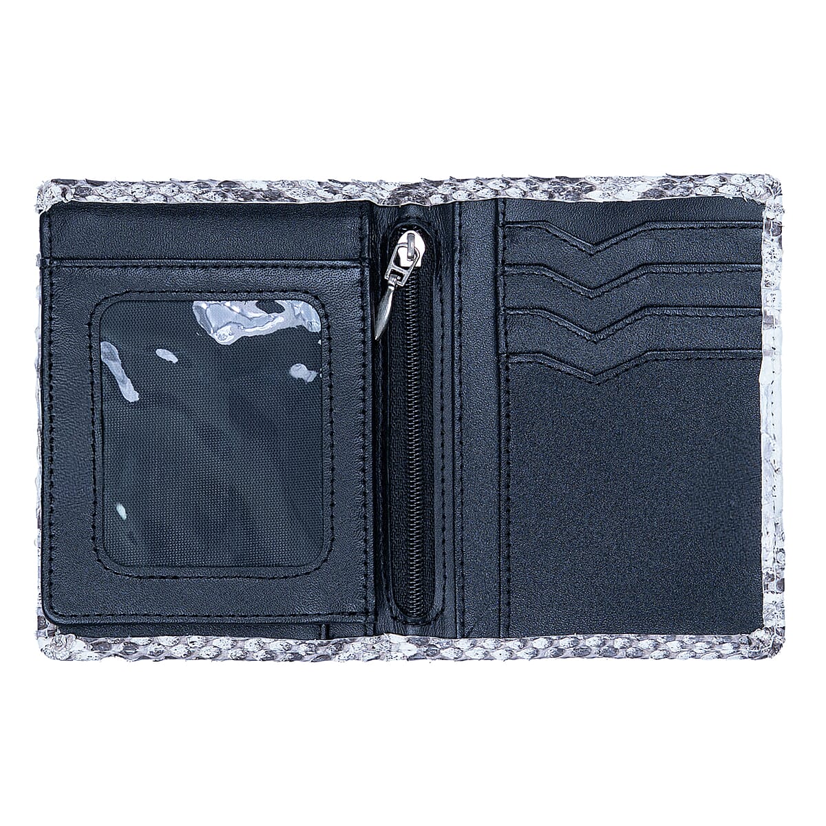 Closeout The Grand Pelle Natural Genuine Python Leather Pin Buckle Belt (51 Inch- M/L) and Wallet image number 7