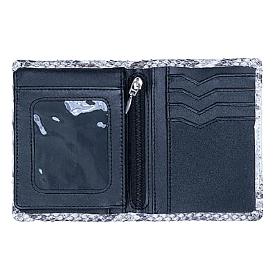 Closeout The Grand Pelle Natural Genuine Python Leather Pin Buckle Belt (51 Inch- M/L) and Wallet