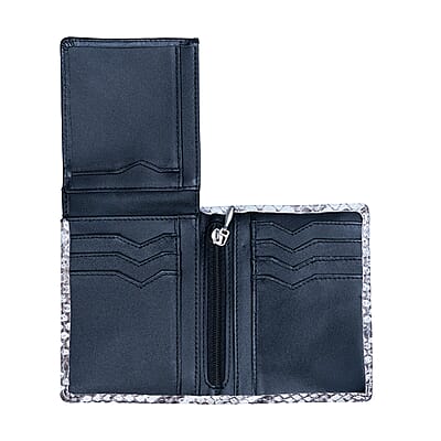 Closeout The Grand Pelle Natural Genuine Python Leather Pin Buckle Belt (51 Inch- M/L) and Wallet