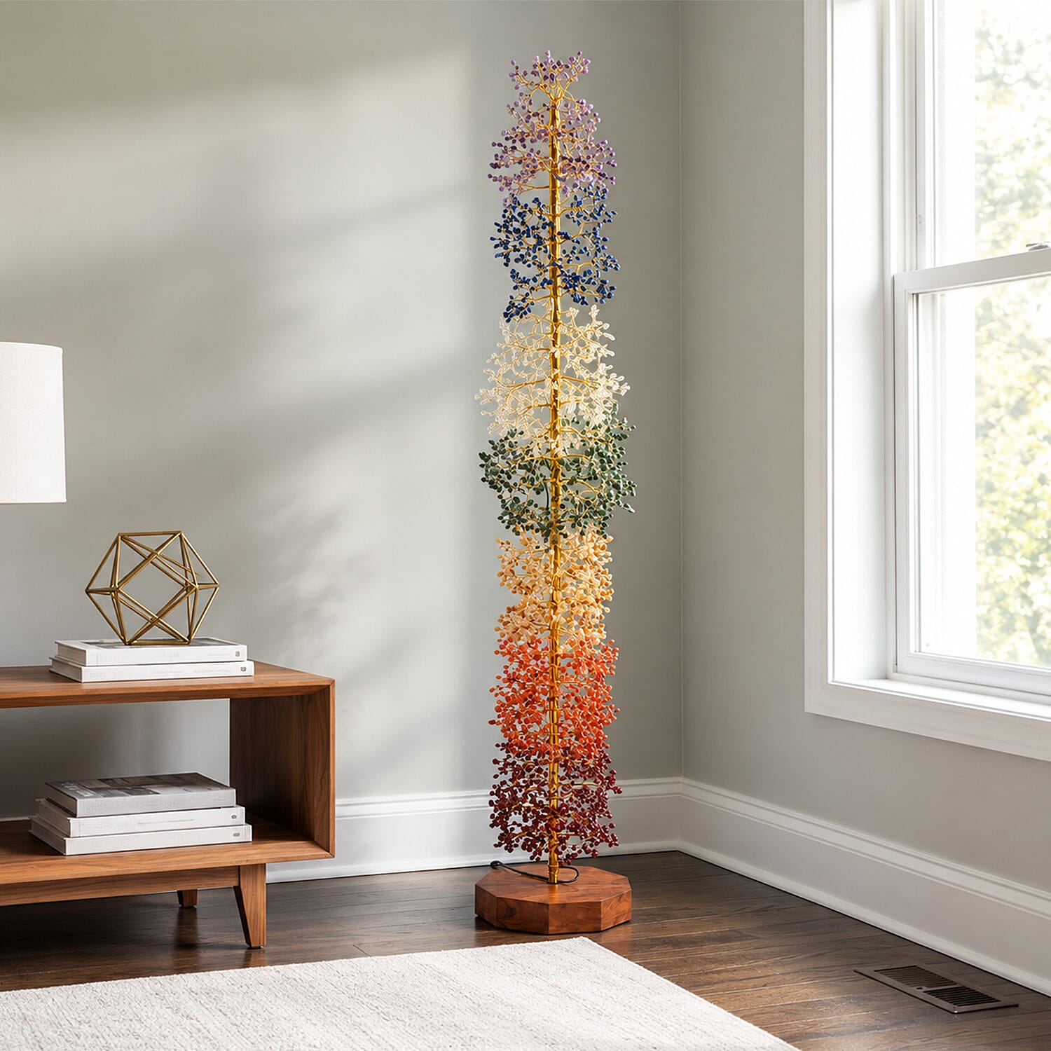 Livmore Multi Color Bliss and Beyond Wish Tree 7 Chakra 5000 Beaded