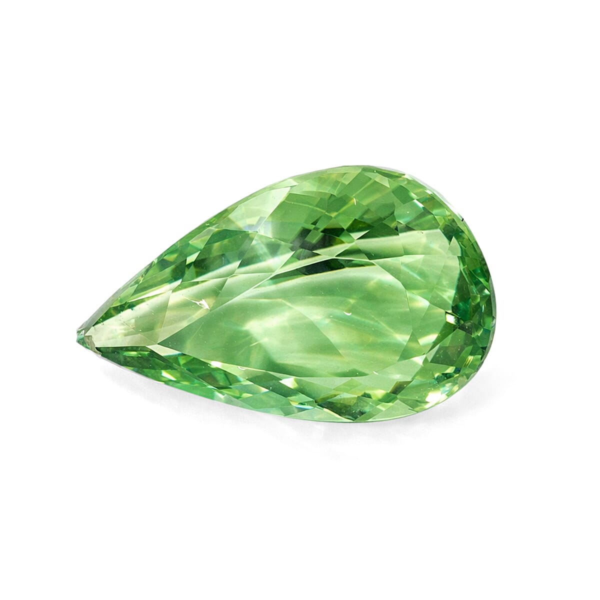 Certified & Appraised AAAA Mint Tourmaline (Pear Free Size) 3.00 ctw