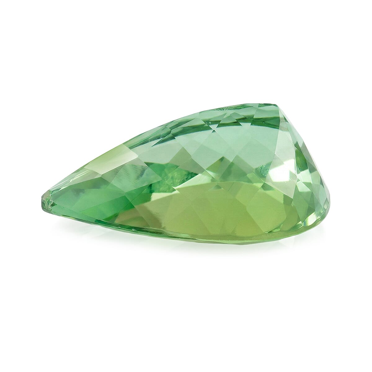 Certified & Appraised AAAA Mint Tourmaline (Pear Free Size) 3.00 ctw