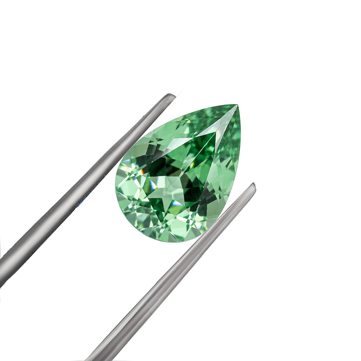 Certified & Appraised AAAA Mint Tourmaline (Pear Free Size) 3.00 ctw