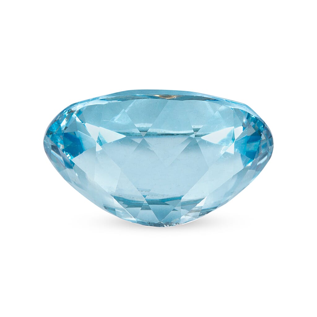 Certified and Appraised AAAA Santa Maria Aquamarine (Ovl 9x7 mm) 1.80 ctw