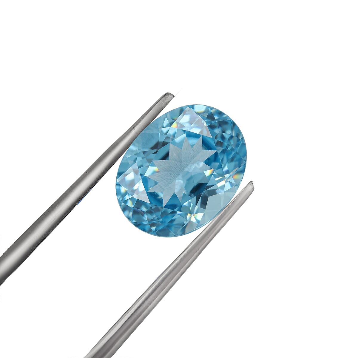 Certified & Appraised AAAA Santa Maria Aquamarine (Ovl 9x7 mm) 1.80 ctw image number 4