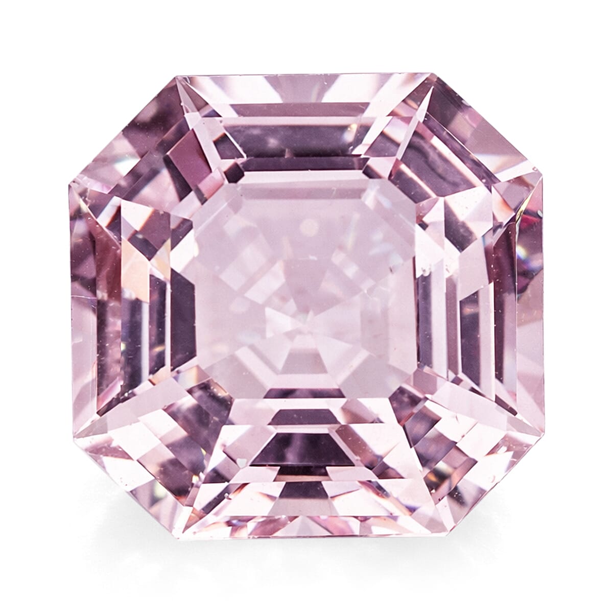 Certified & Appraised AAAA Asscher Cut Pink Morganite (Sqr 8x8 mm) 2.00 ctw