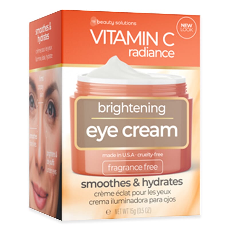 Beauty Solution Vitamin C Radiance Brightening Eye Cream (0.5oz) Made in US