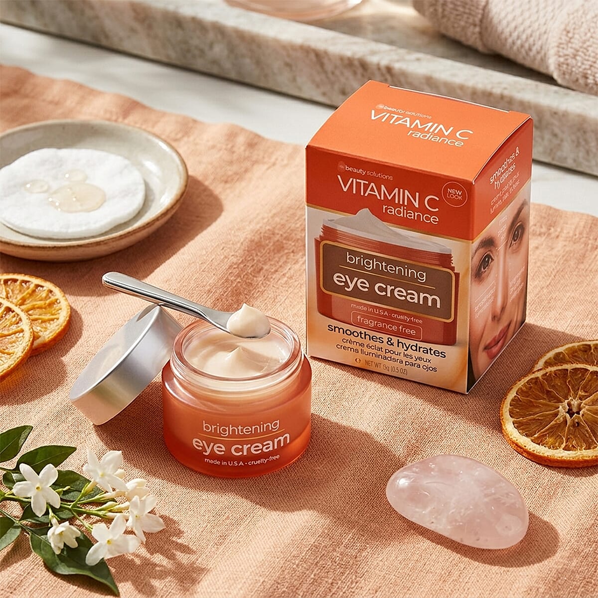 Beauty Solution Vitamin C Radiance Brightening Eye Cream (0.5oz) Made in US image number 1