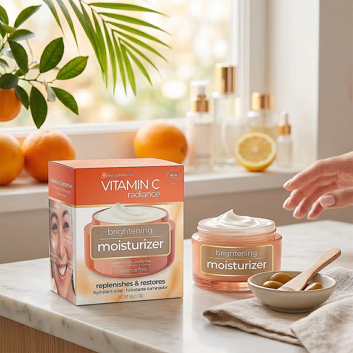 Beauty Solution Vitamin C Radiance Brightening Moisturizer (1.7oz) Made in US image number 1