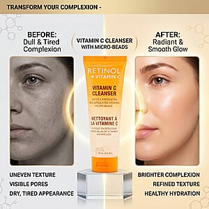 Beauty Solution Vitamin C Radiance Brightening Daily Cleanser (4oz) Made in US