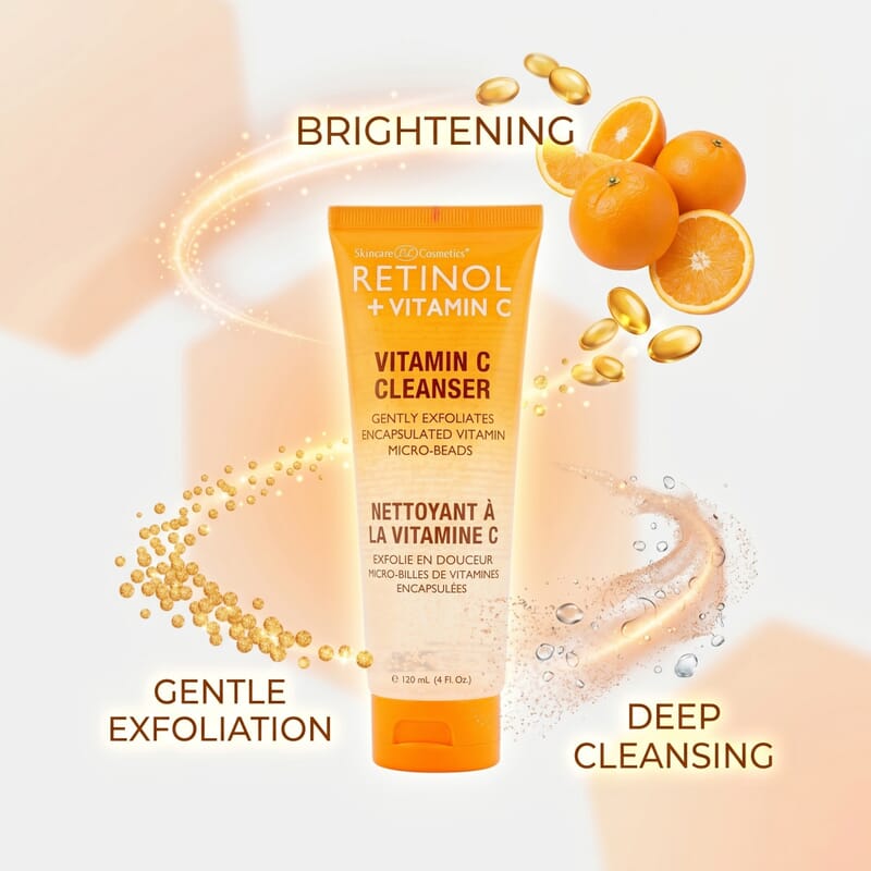 Beauty Solution Vitamin C Radiance Brightening Daily Cleanser (4oz) Made in US