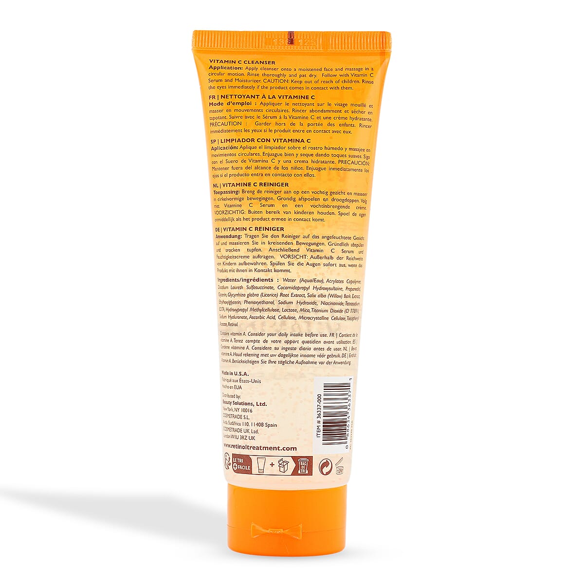 Beauty Solution Vitamin C Radiance Brightening Daily Cleanser (4oz) Made in US image number 6