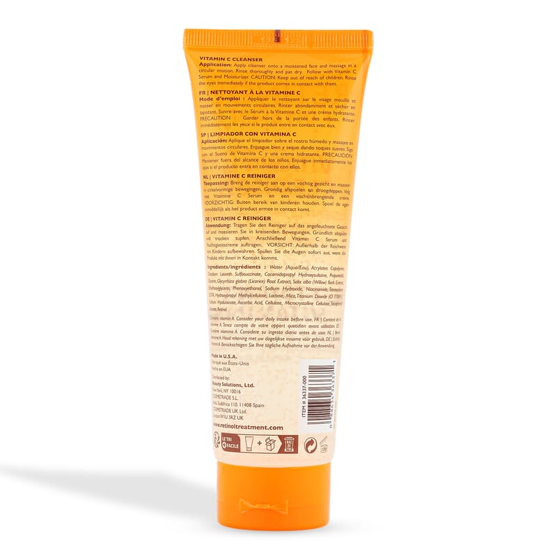 Beauty Solution Vitamin C Radiance Brightening Daily Cleanser (4oz) Made in US