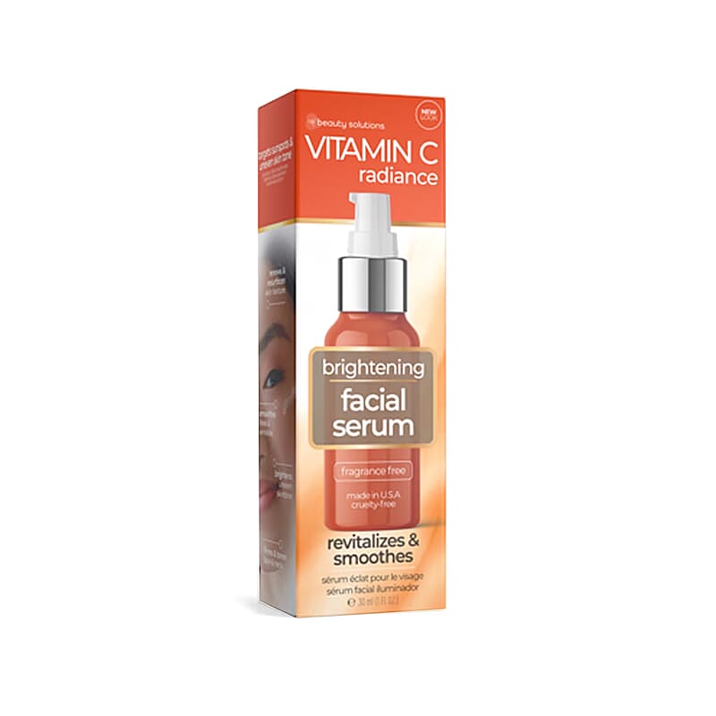 Beauty Solution Vitamin C Radiance Brightening Facial Serum (1oz) Made in US