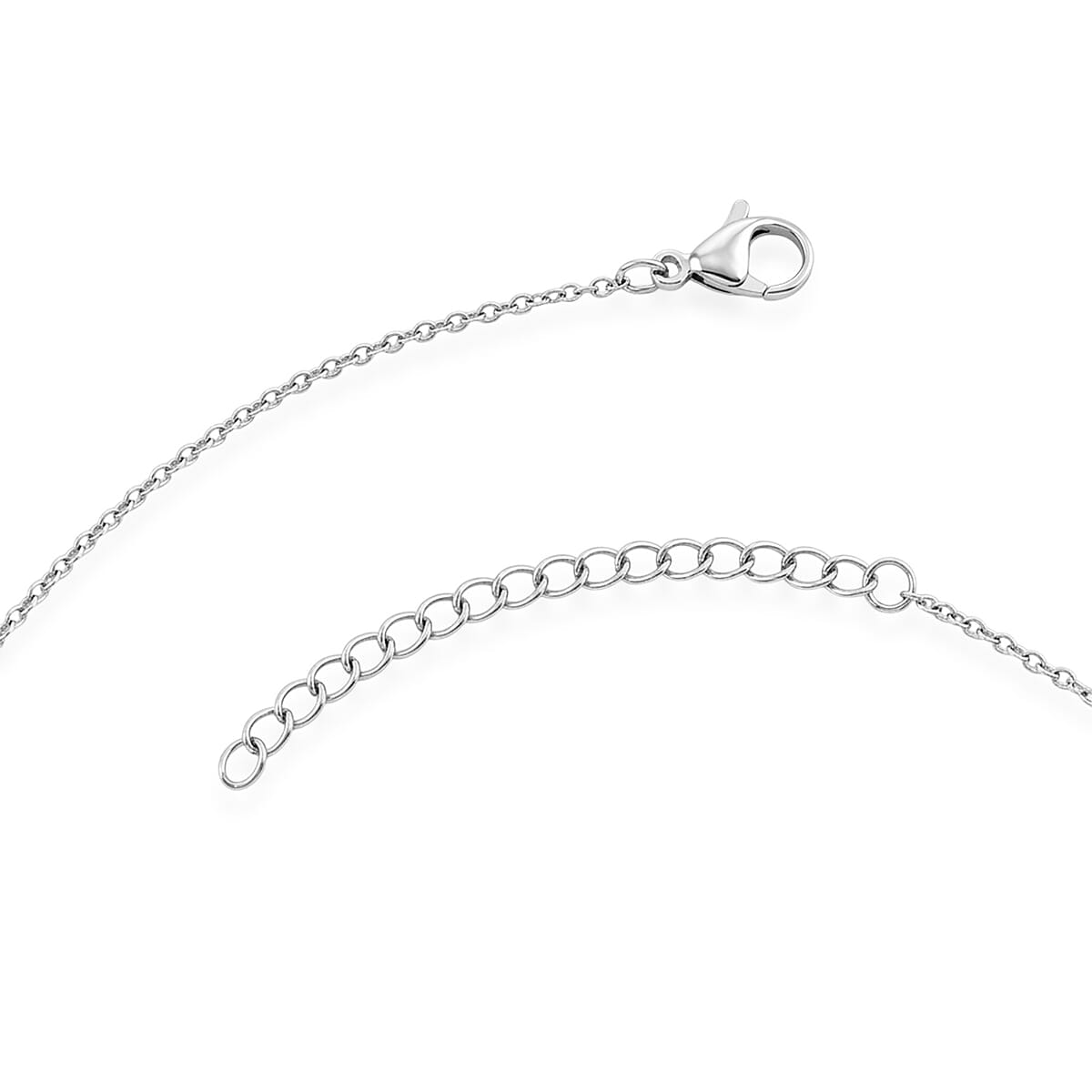 D'Joy Moissanite 1.25 ctw Necklace in Platinum Over Sterling Silver 18 Inches   image number 3