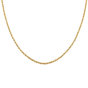 3mm Diamond-cut Rope Chain Necklace in 14K Yellow Gold 4.9 Grams (20 Inches)