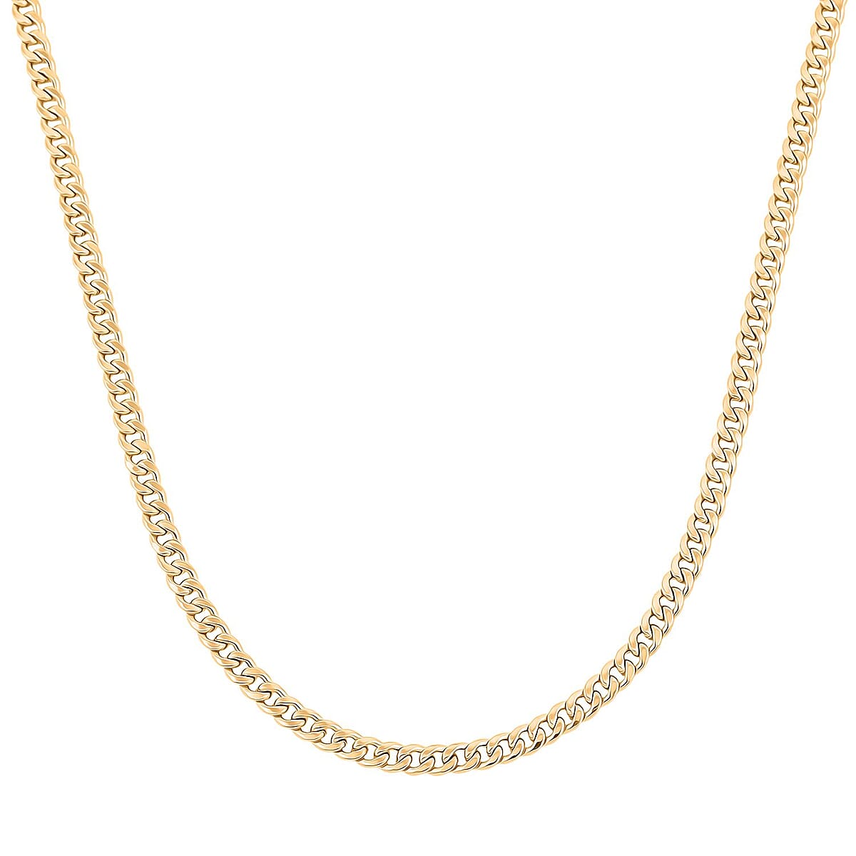 3.5mm Miami Cuban Necklace in 10K Yellow Gold 6.5 Grams 20 Inches image number 3