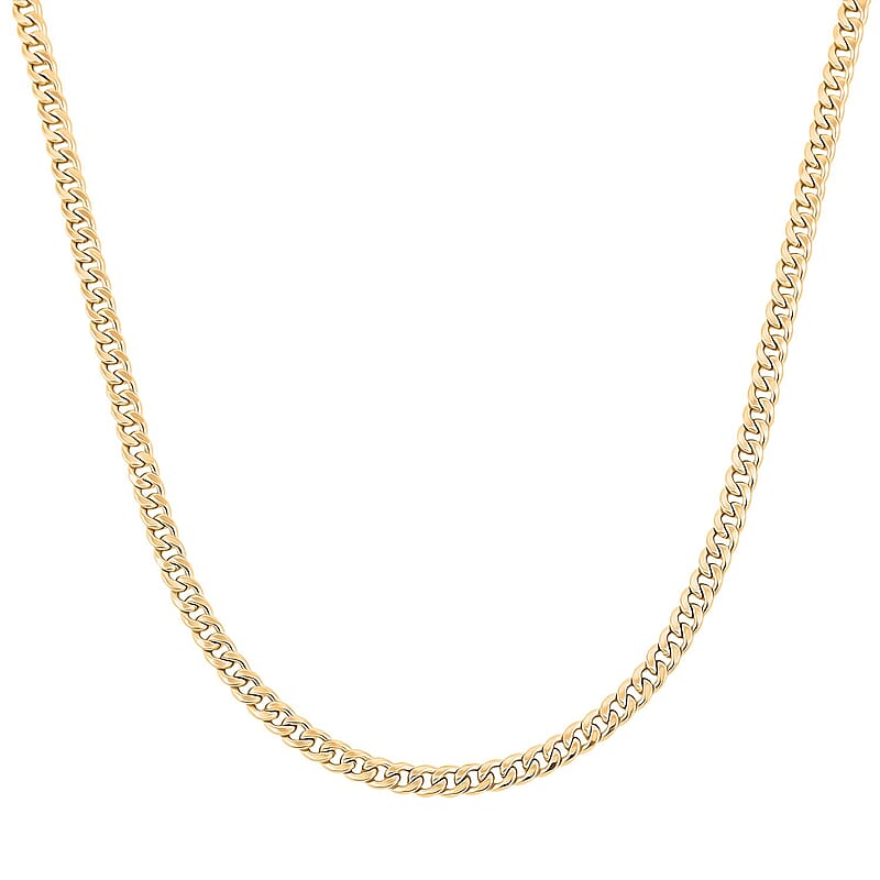 3.5mm Miami Cuban Necklace in 10K Yellow Gold 6.5 Grams 20 Inches