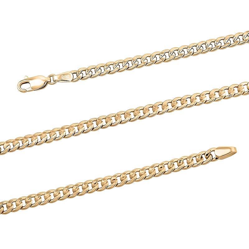 3.5mm Miami Cuban Necklace in 10K Yellow Gold 6.5 Grams 20 Inches