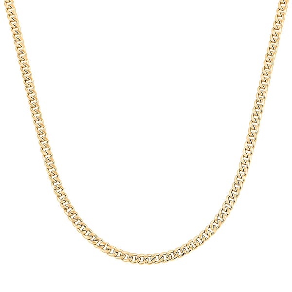 3.5mm Miami Cuban Necklace in 10K Yellow Gold 7 Grams 22 Inches