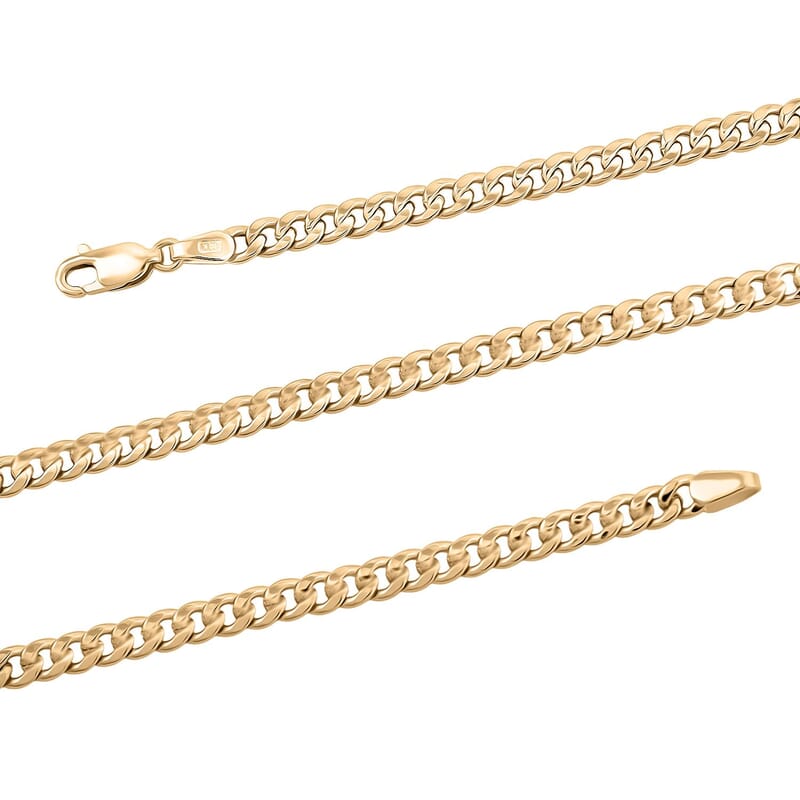 3.5mm Miami Cuban Necklace in 10K Yellow Gold 7 Grams 22 Inches