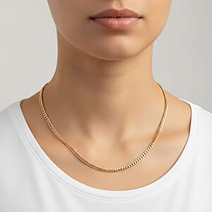 3.5mm Miami Cuban Necklace in 10K Yellow Gold 7.5 Grams 24 Inches