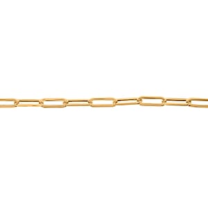 3mm Paperclip Chain Bracelet in 10K Yellow Gold (7.00 In) 1.4 Grams