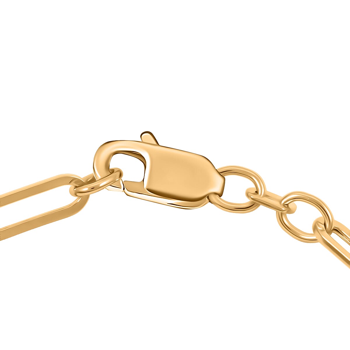 3mm Paperclip Chain Bracelet in 10K Yellow Gold (7.00 In) 1.4 Grams