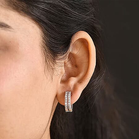 Rhodium Over Sterling Silver - Product card gallery slide 2 (10178478997817)