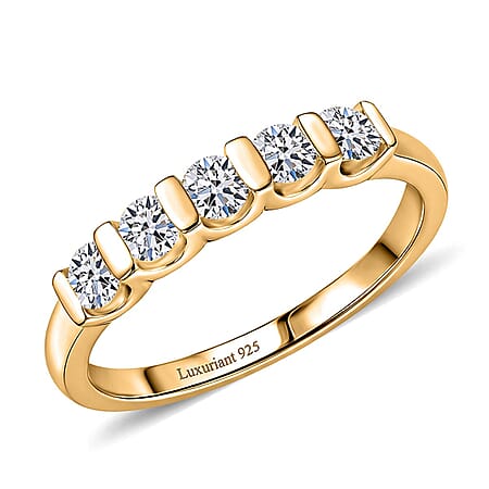Yellow Gold Over Sterling Silver / 10 - Product card gallery slide 1 (10178478899513)