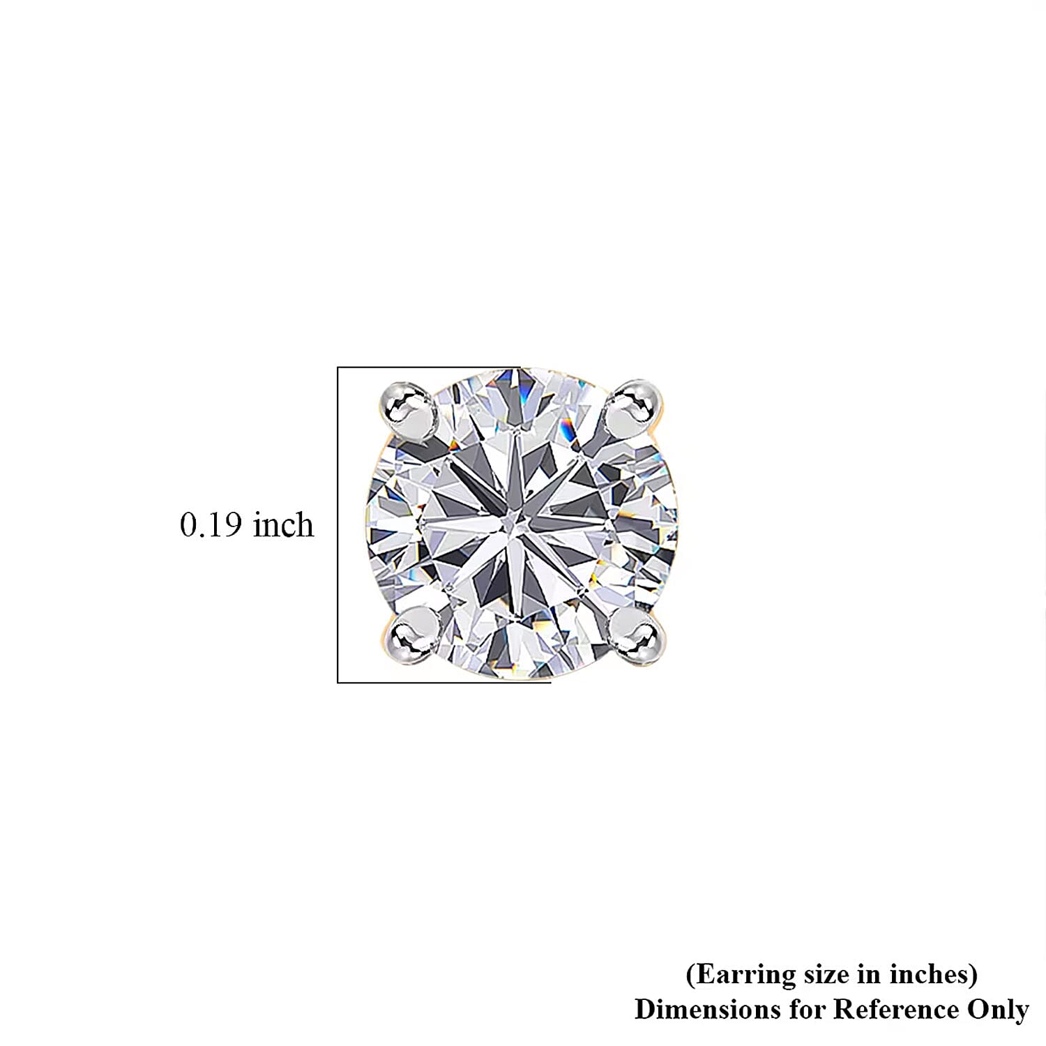 IGI Certified Luxuriant Lab Grown Diamond E-F VS 1.00 ctw Earrings in 14K Yellow Gold