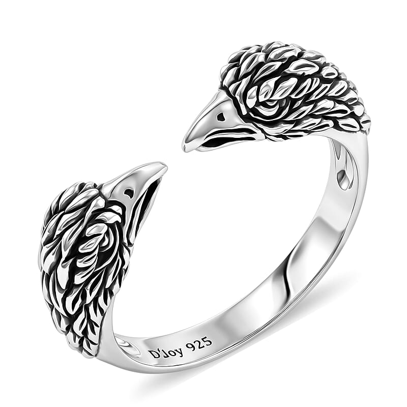 D'Joy Bali Legacy Egle Ring in Sterling Silver (Size 5.0) 3.80 Grams