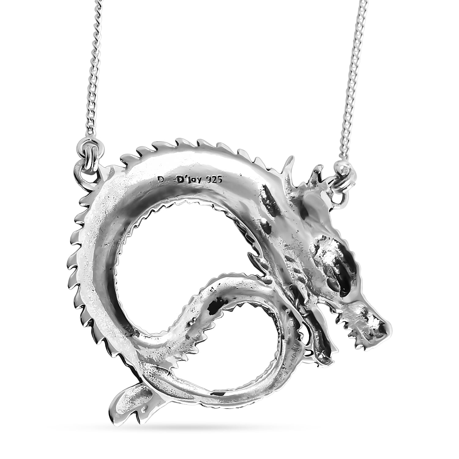 D'Joy Bali Legacy Dragon Necklace in Sterling Silver 20 Inches 7.90 Grams