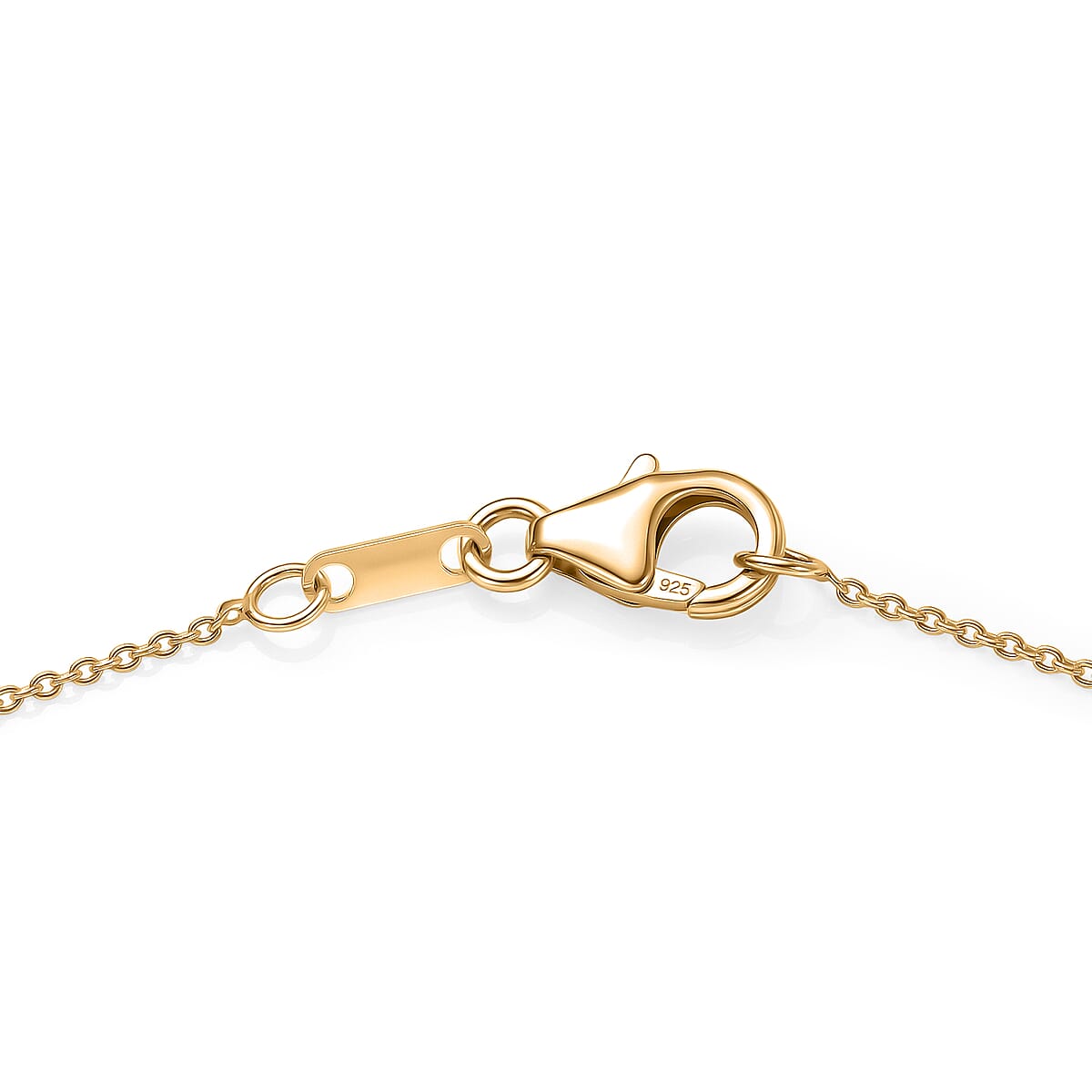 Luxuriant Lab Grown Diamond G-H SI 0.25 ctw Necklace in 18K Vermeil Yellow Gold Over Sterling Silver 20 Inches  image number 3