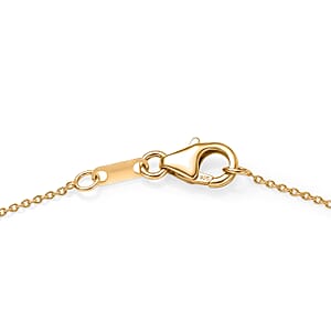 Luxuriant Lab Grown Diamond G-H SI 0.25 ctw Necklace in 18K Vermeil Yellow Gold Over Sterling Silver 20 Inches 