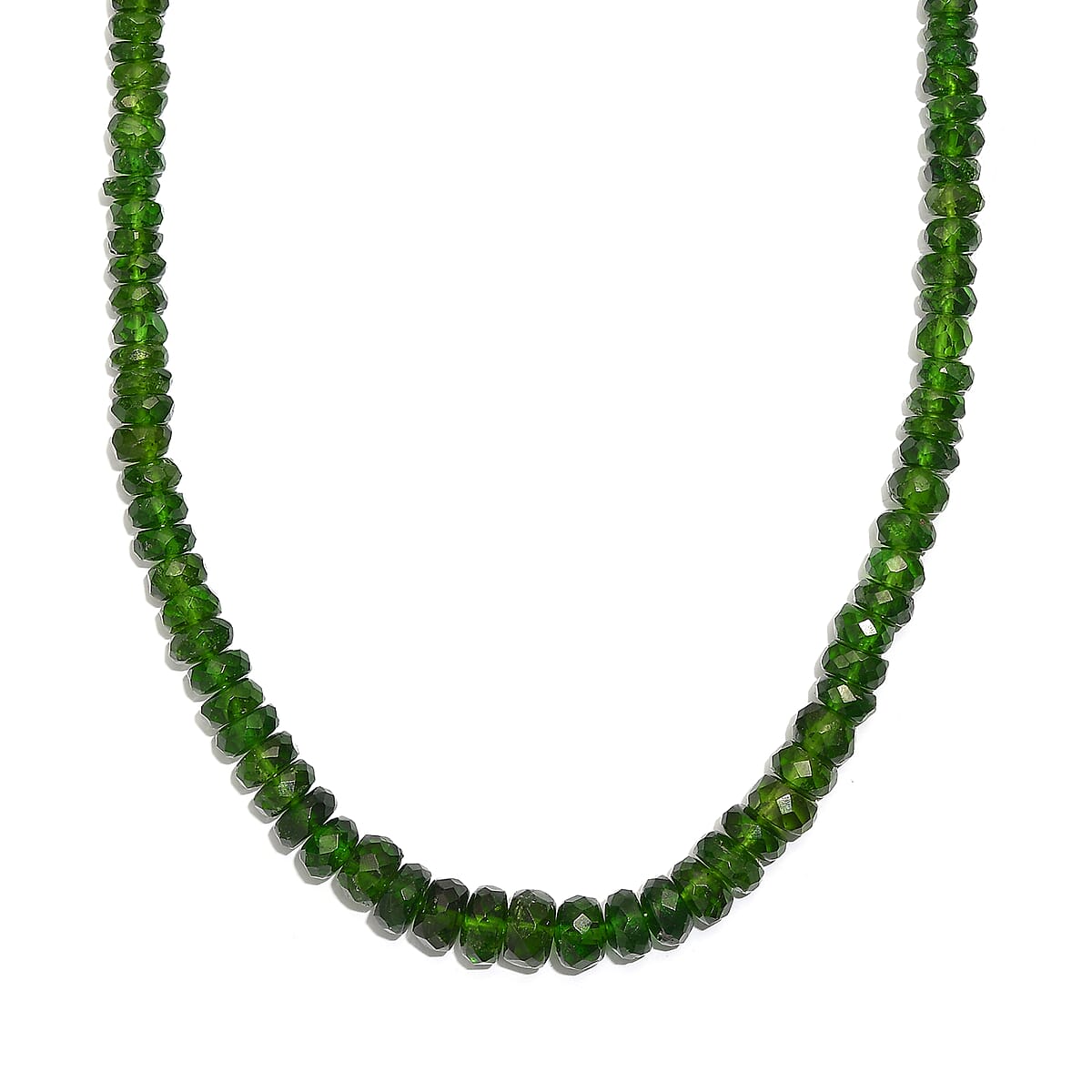 D'Joy Premium Verde Onyx 50.00 ctw Beaded Necklace in 18K Vermeil Yellow Gold Over Sterling Silver 18-20 Inches   image number 3
