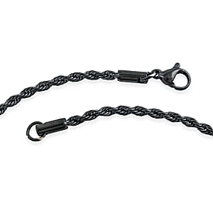 Austrian Crystal Slam Dunk Basketball Pendant Necklace (22 Inches) in ION Plated Black Stainless Steel