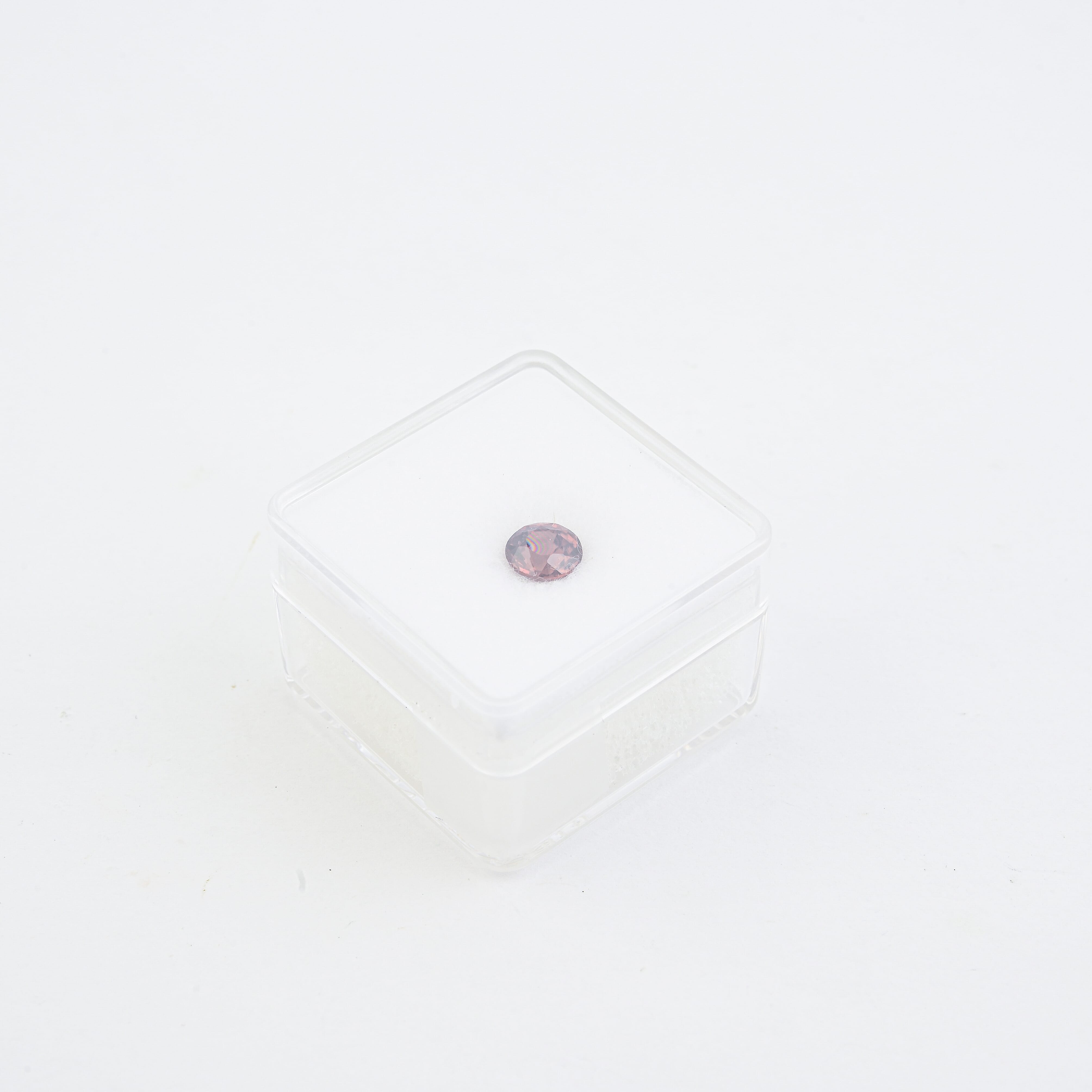 AAAA Raspberry Zircon (Rnd 6 mm) 1.20 ctw
