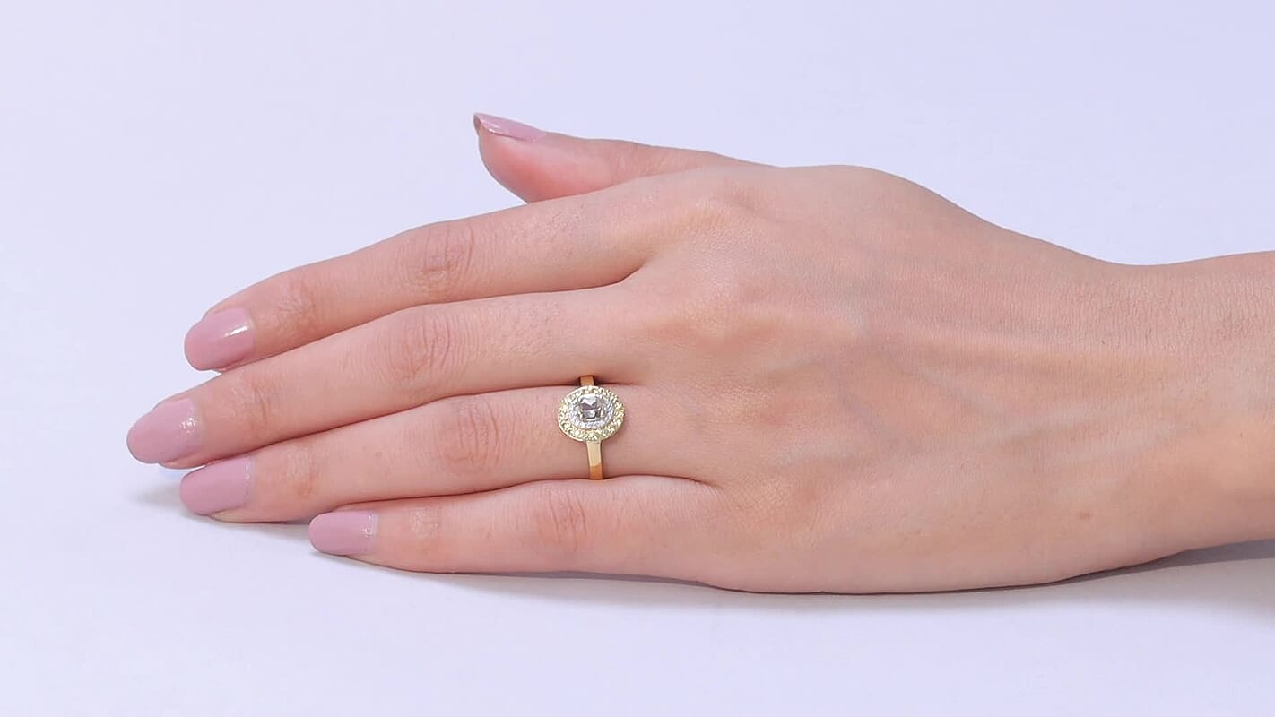 D'Joy AAA Turkizite, Multi Gemstone Ring in 18K Vermeil YG Over Sterling Silver (Size 10.0) 1.25 ctw