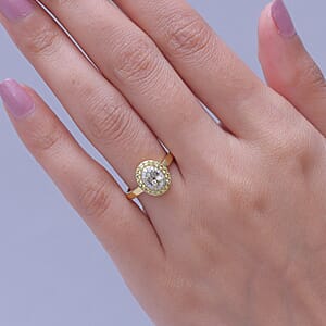 D'Joy AAA Turkizite, Multi Gemstone Ring in 18K Vermeil YG Over Sterling Silver (Size 10.0) 1.25 ctw