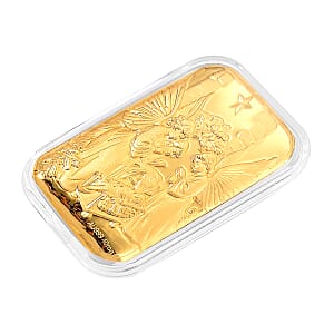 24K Golden Birth of Jesus Christan Emboss Sheet (31x45.5mm) 10mg