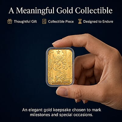 24K Golden Birth of Jesus Christan Emboss Sheet (31x45.5mm) 10mg - Product card gallery slide 4 (10178480046393)