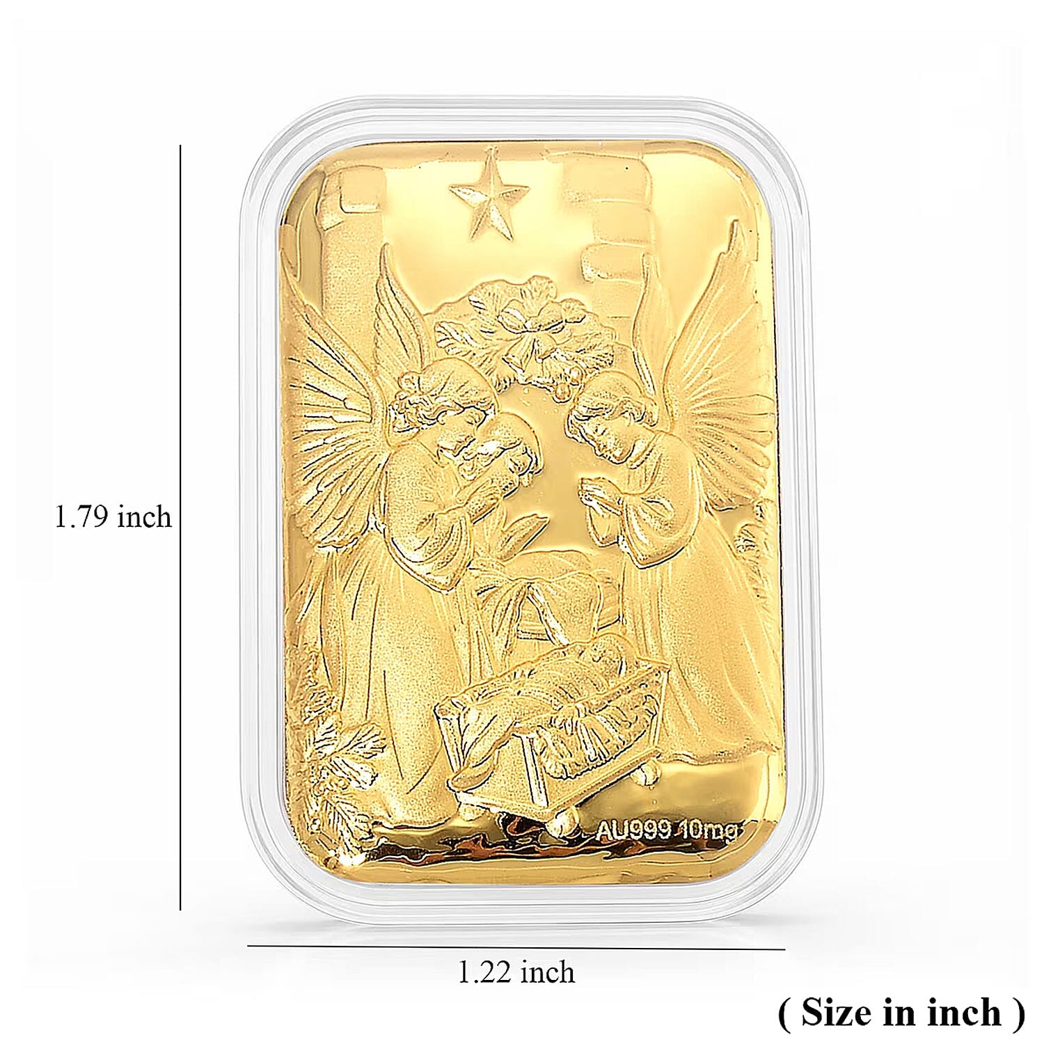 Birth of Jesus 24k Gold Embossed Sheet 10mg
